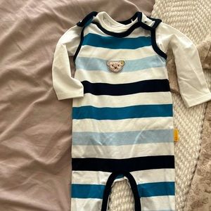 Baby matching set steiff of Germany baby boy 2-3 months